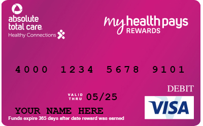 My Health Pays Rewards Card